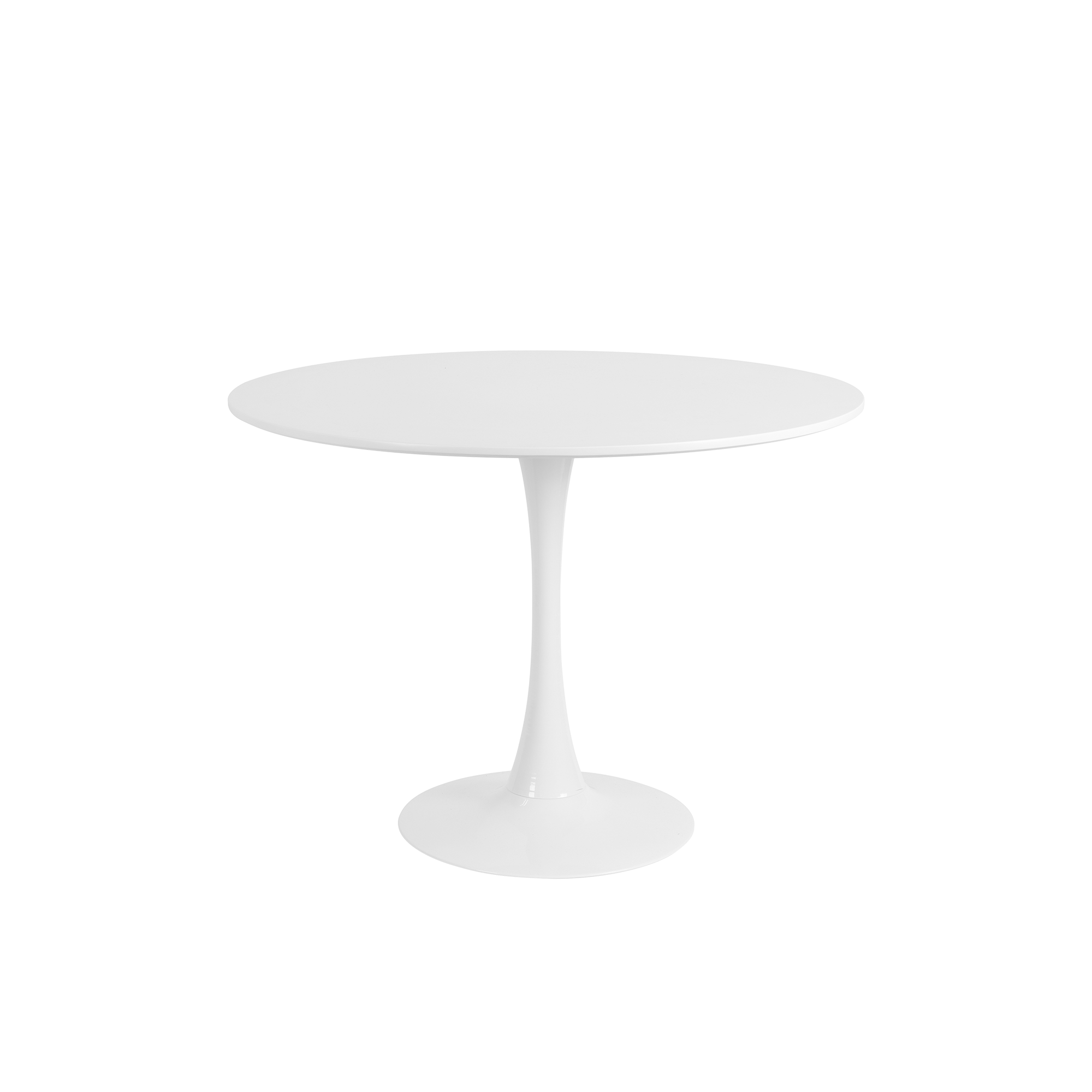 Carmen Round Dining Table 1m - White