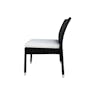 Monde 4 Chair Outdoor Dining Set - White Cushion - 2