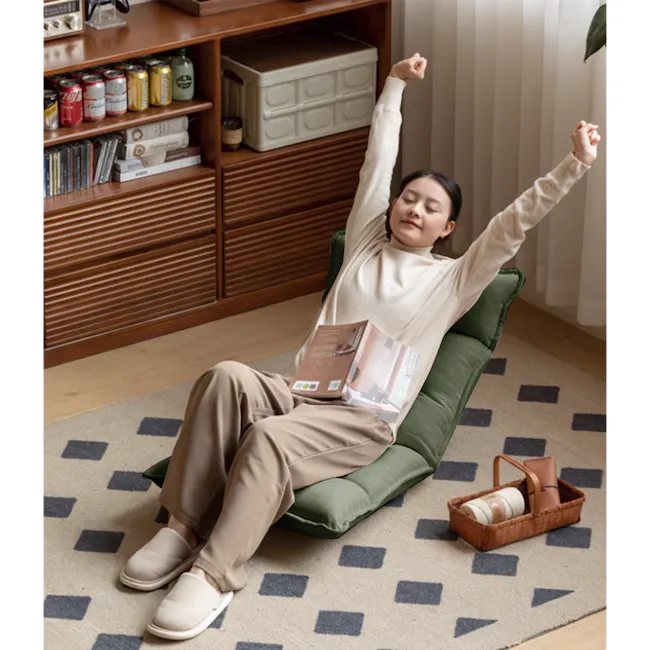Nisa Floor Sofa Bed - Pine Green - 2