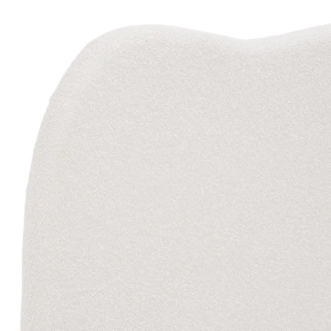 Lyra Single Adjustable Bed - White Boucle - 13