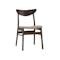 Macy Dining Chair - Chestnut, Brown (Fabric)