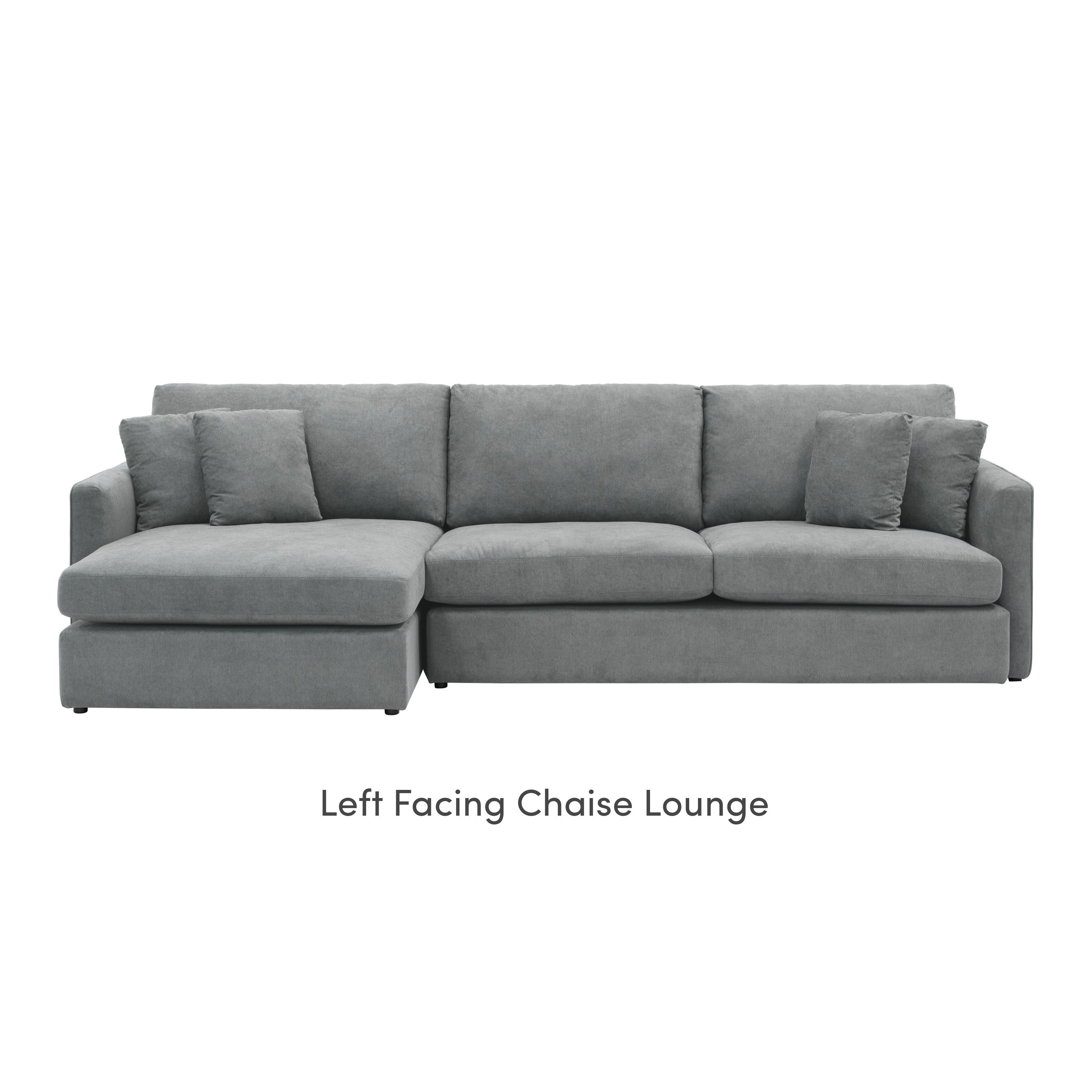 Ashley L Shaped Lounge Sofa Stone Communa By Hipvan Hipvan