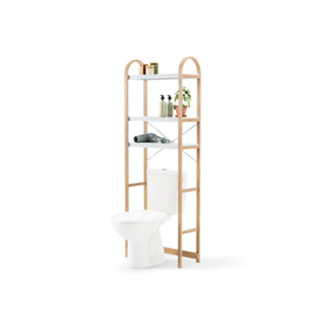 Bellwood Over the Toilet Shelf - White/Natural - 1