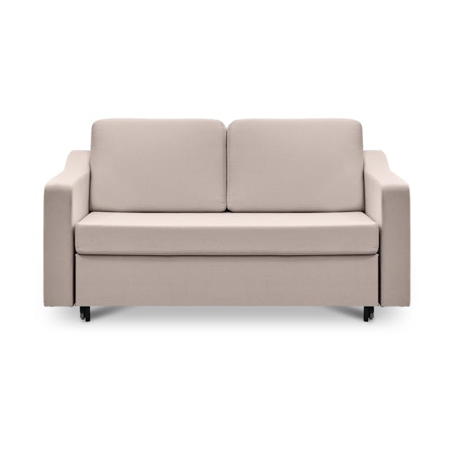 Olfa 2 Seater Sofa Bed - Dusty Pink - 0