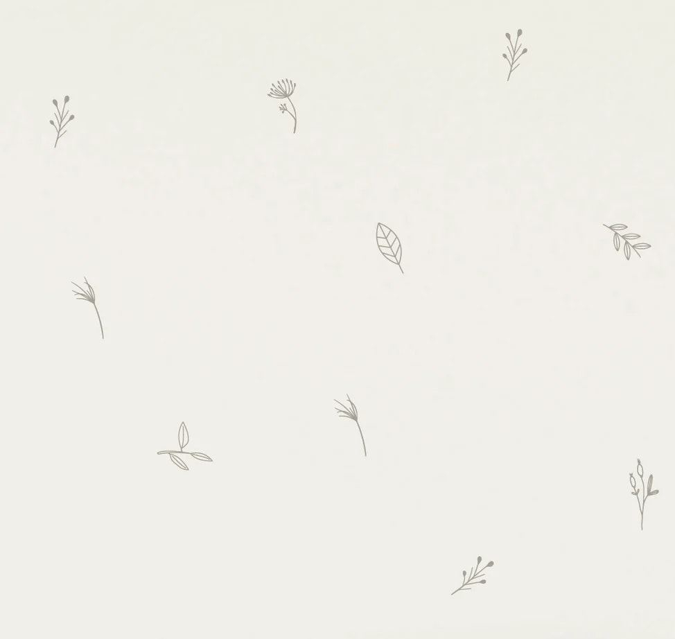 Urban Li'l Monochrome Botanical Fabric Decal, Urban Li'l HipVan