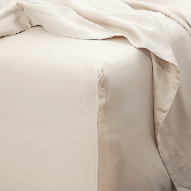 Heveya® Bamboo Fitted Sheet Set - Sand (5 Sizes) - 4