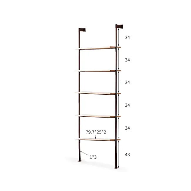 Centuria 5-Tier Modular Wall Shelf 0.8m - 11