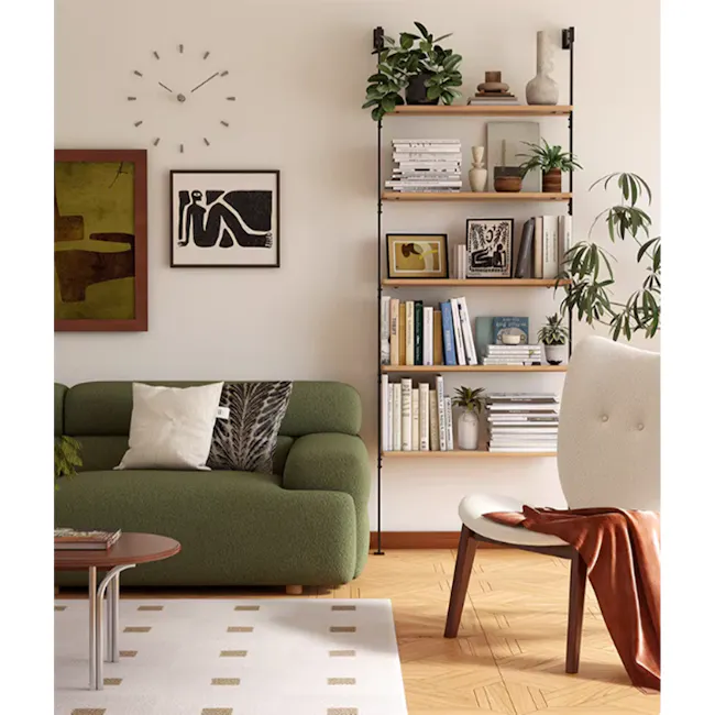 Centuria 5-Tier Modular Wall Shelf 0.8m - 4