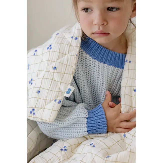 Soft Spot Soft Quilt Blanket - Blueberries - 8