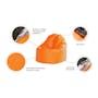 Oomph Mini Spill-Proof Bean Bag - Mandarin Orange - 3