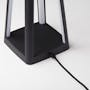 Lexon Lantern Portable Lamp with Built-in Wireless Charger - Black - 3