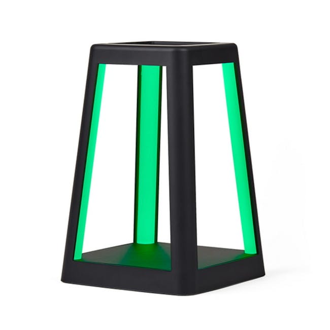 Lexon Lantern Portable Lamp with Built-in Wireless Charger - Black - 5