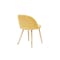 Chloe Dining Chair - Oak, Sunshine Yellow - 3
