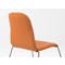 Ava Dining Chair - Matt Black, Tangerine - 1