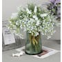 Faux Baby's Breath Stem - White (Set of 5) - 2