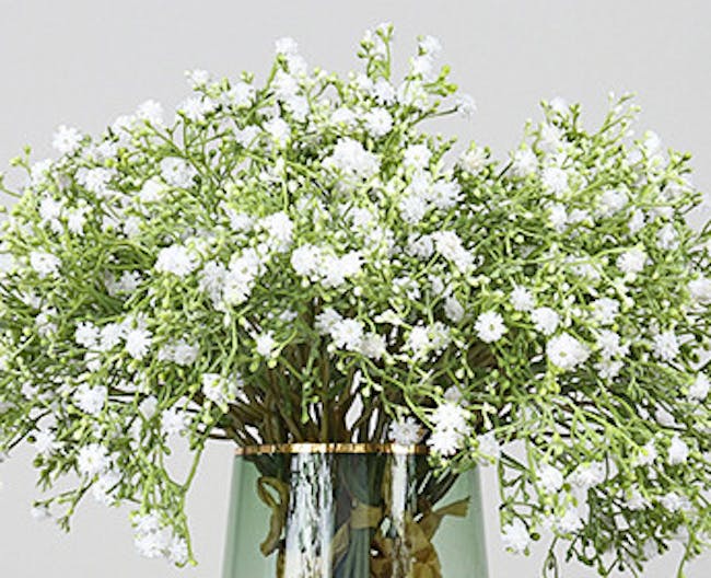 Faux Baby's Breath Stem - White (Set of 5) - 3