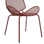 Lionel Outdoor Chair - Red - 5