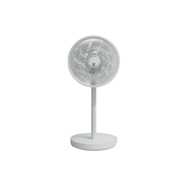 SOUNDTECH Rechargeable Air Circulator Fan - White - 0