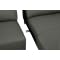 Miller L-Shaped Sofa with Adjustable Headrest - Fossil Grey (Genuine Leather) - 10