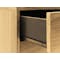Zephyr 4 Drawer Queen Bed in Oak, Platinum Grey and 2 Kyoto Twin Drawer Bedside Tables in Oak - 22