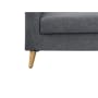Damien 2 Seater Sofa with Damien Armchair - Dark Grey (Scratch Resistant Fabric) - 14