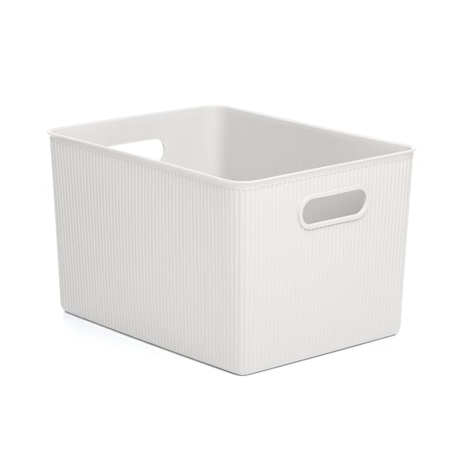 Tatay Organizer Storage Basket - White (4 Sizes) - 5L - 11