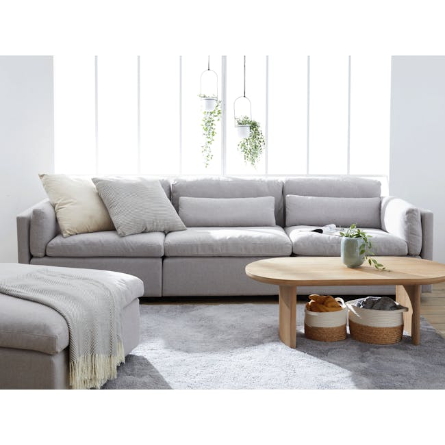 Liam 3 Seater Sofa - Slate - 1