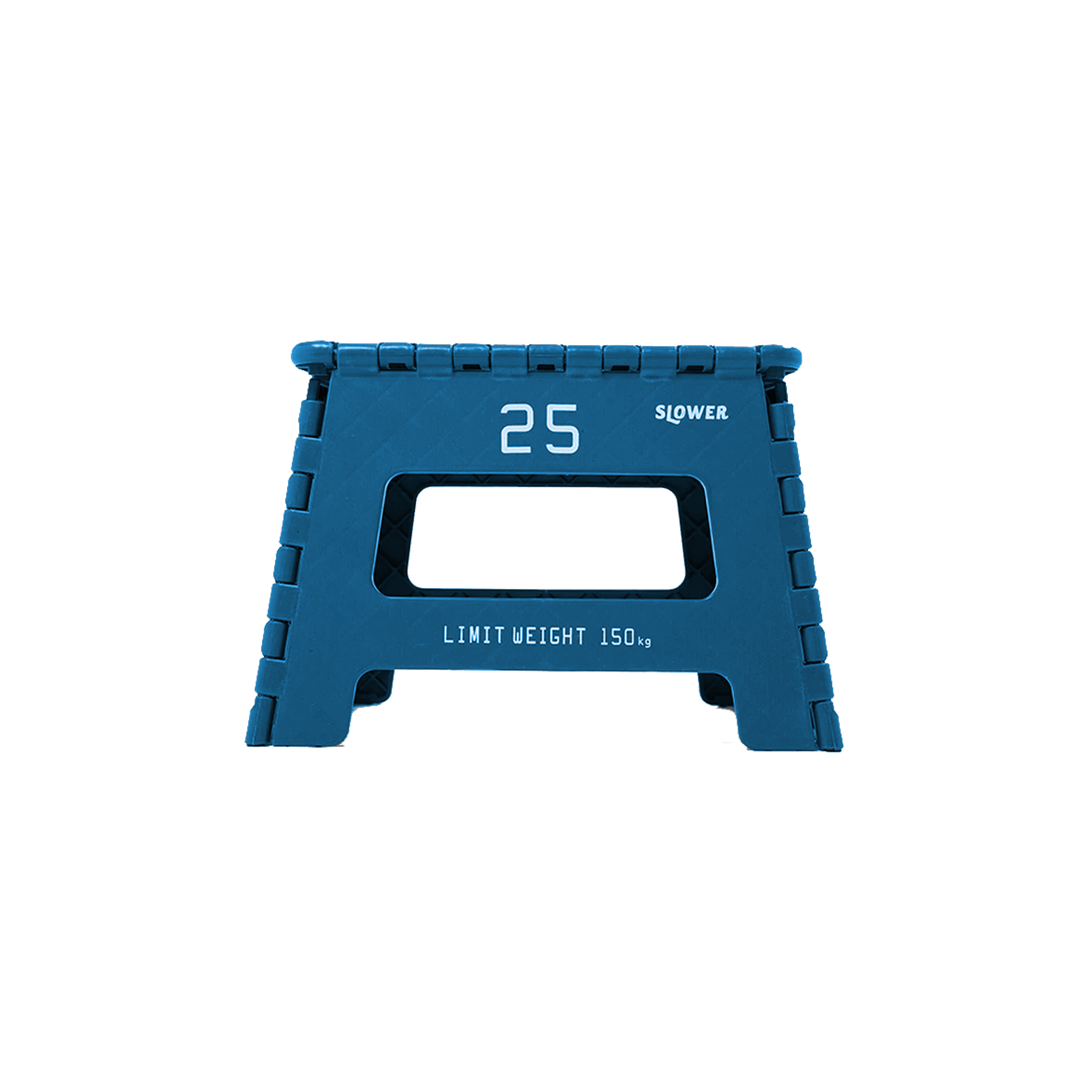 Slower Folding Step Stool - Blue (2 Sizes) - DX Lesmo Folding Stool