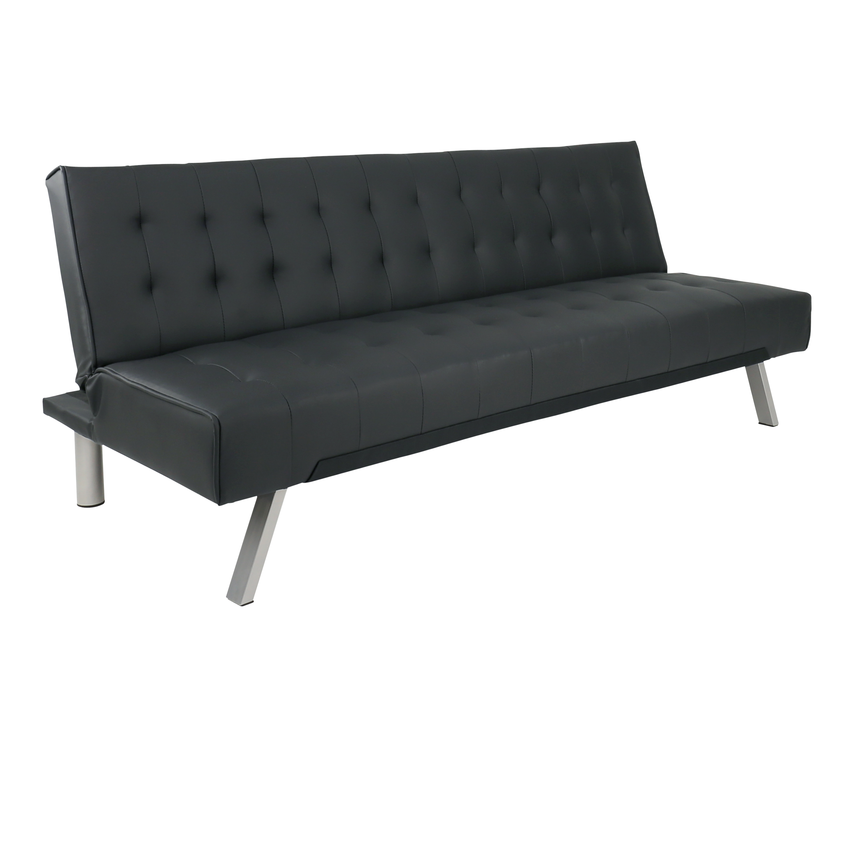 Julia Sofa Bed Slate Grey (Faux Leather), Sofa beds by HipVan HipVan