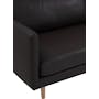 Raptor 3 Seater Sofa - Dark Brown (Premium Aniline Leather) - 10