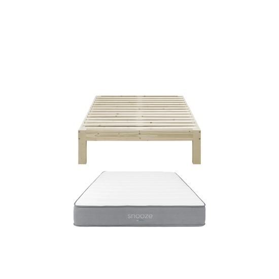 Katana Super Single Bed with Snooze Mattress
