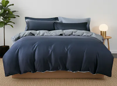 Sora Pima Cotton Full Bedding Set - Midnight (2 Sizes)