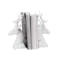 Deer Head Decor/Bookends  (Set of 2) - White - 1