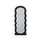 Floe Velvet Floor Mirror 170 x 70 cm - Black