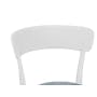 East Chair with Cushioned Seat - White - 4