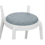 East Chair with Cushioned Seat - White - 5
