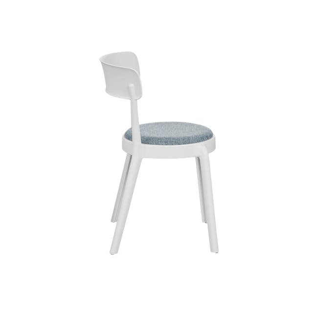 East Chair with Cushioned Seat - White - 2