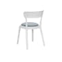 East Chair with Cushioned Seat - White - 3