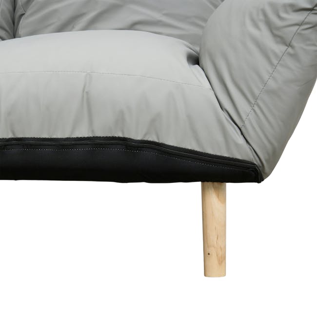 Yuna 2 Seater Sofa Bed - Grey (Pet Friendly) - 14
