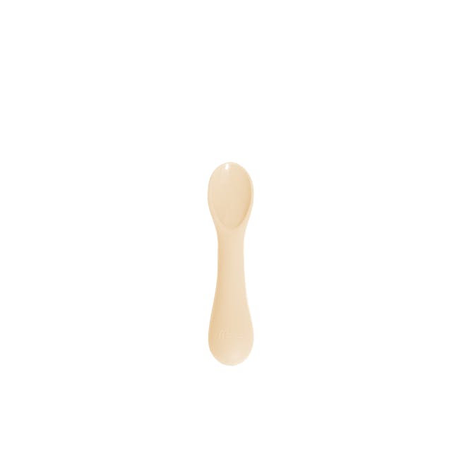 MODU'I Silicone Baby Spoon - Butter (Set of 2) - 0