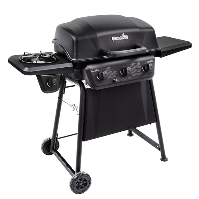 Char-Broil Classic 3-Burner Gas BBQ Grill With Side Burner - 2