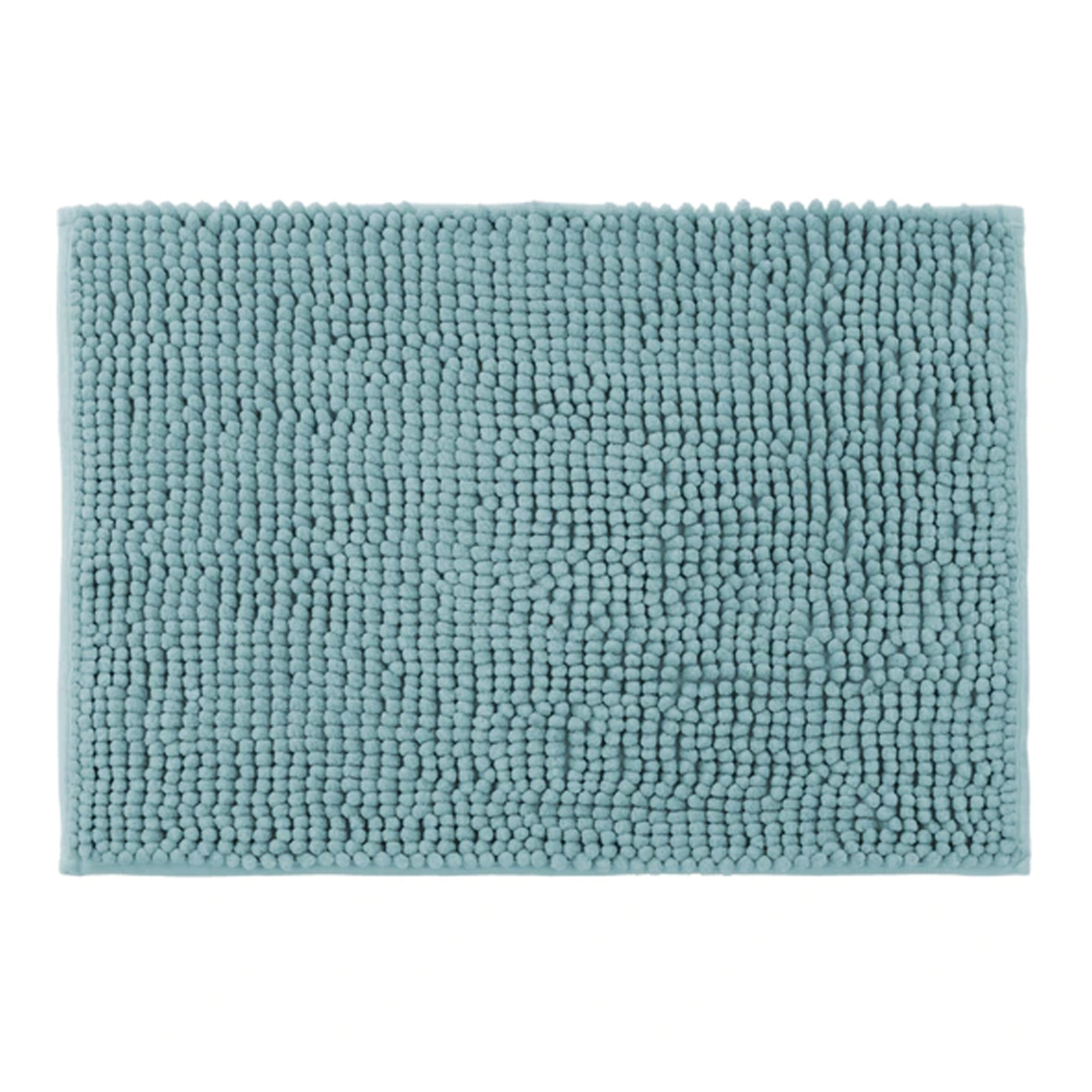 Cora Chenille Bath Mat - Sky Blue