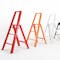 Hasegawa Lucano Aluminium 3 Step Ladder - Red - 3