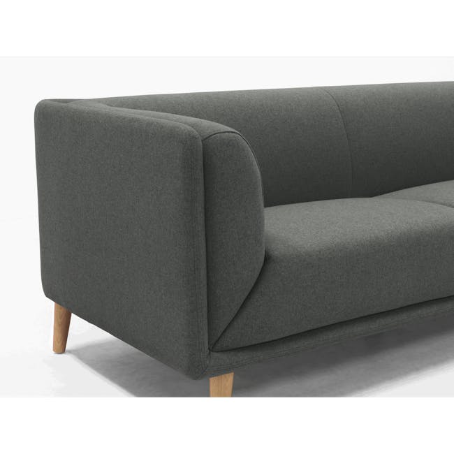 Audrey 3 Seater Sofa - Granite Grey - 6