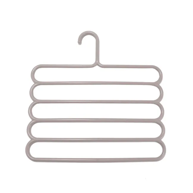 Multi Hanger - Taupe - 1 - Hanger, clothespin, hooks, wire hangers, metal hanger, flat hanger, flat wire hanger, flat metal