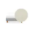 ESSENTIALS Super Single Divan Bed - Snow (Faux leather)