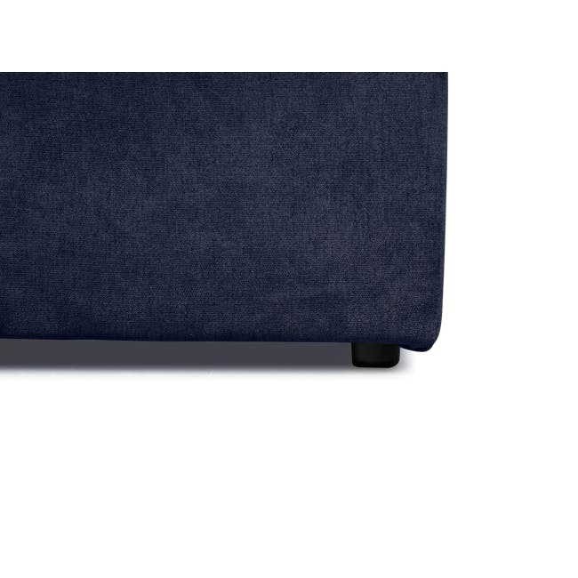 Ashley 3 Seater Sofa in Navy with Lowell Lounge Chair in Silver - 9