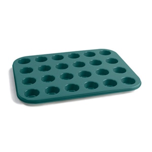 Jamie Oliver Atlantic Green Non-Stick Mini Muffin Tray 24 Cups