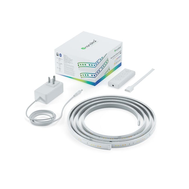 Nanoleaf Essentials Smart LED Colour & White Ambiance Light Strip Starter Kit (2m) -  Thread & Bluetooth-enabled - 0