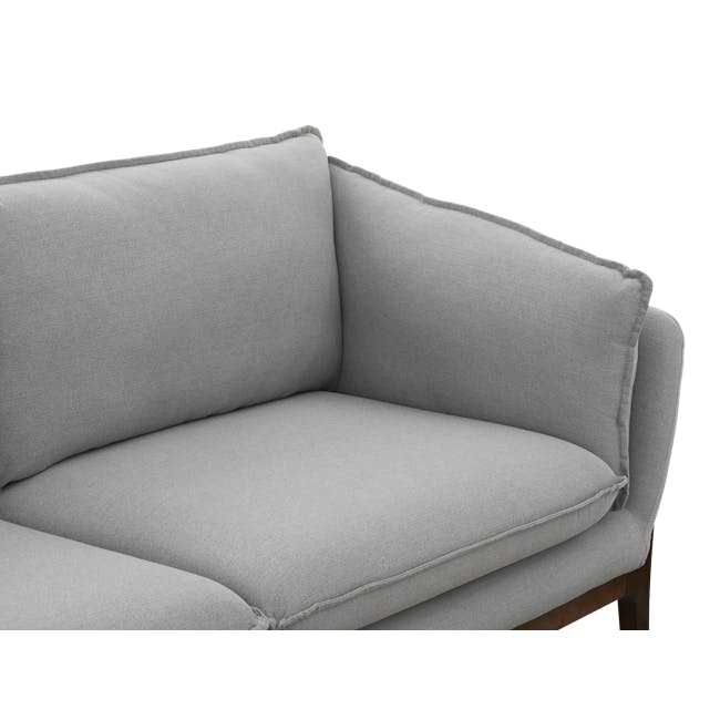 Tate 3 Seater Sofa - Slate - 13 - Grey upholstered sofa, modern design, soft fabric upholstery, comfortable seating